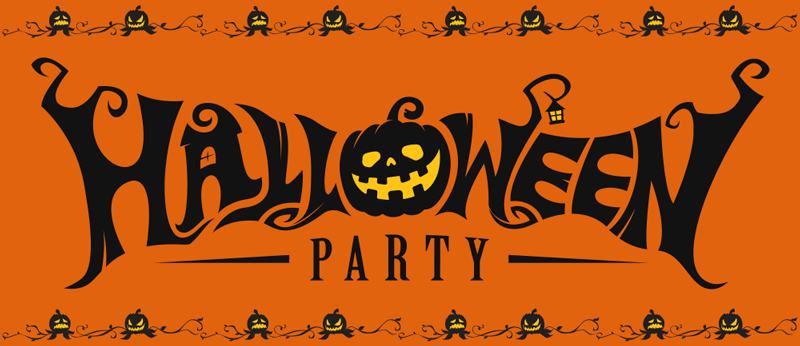 Halloween festlighet dekor Halloween vinyl teppe - Tenstickers