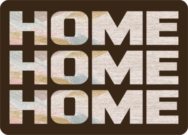 Hjemmet tre effekt vinyl teppe - Tenstickers