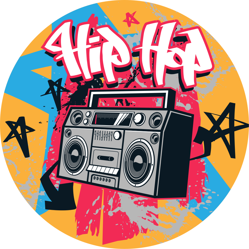 Hip hop danser soverom teppe - Tenstickers