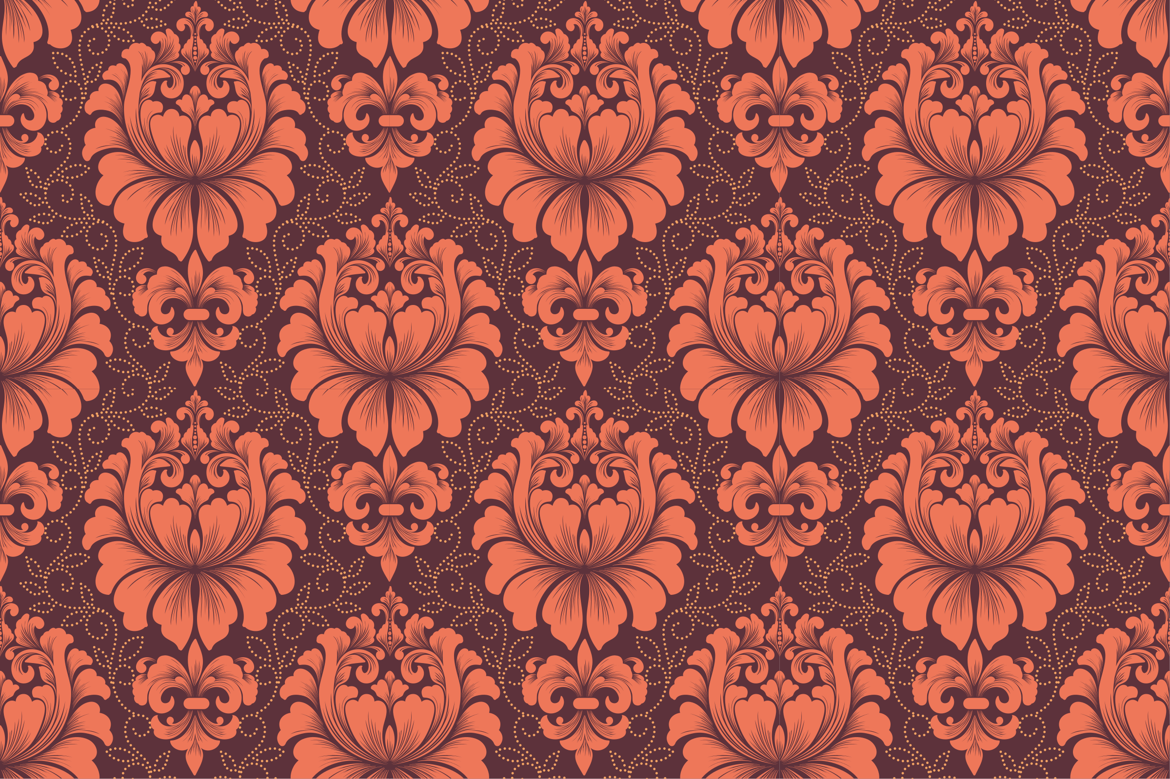 Blågrønn vintage mønster fliser vinyl teppe - Tenstickers