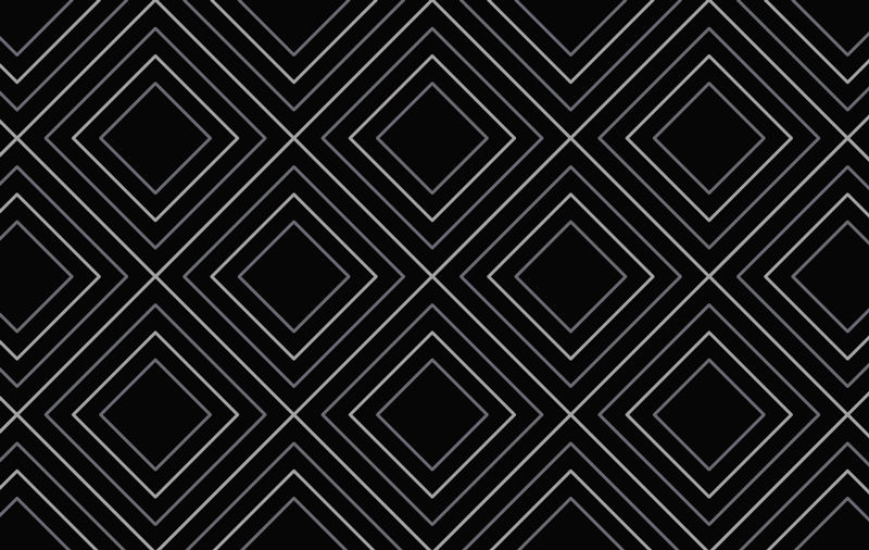 Monokromatisk geometrisk vinyl teppe geometrisk - Tenstickers