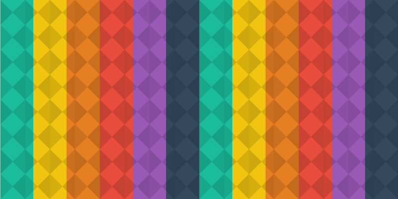 Farget diamanter moderne teppe - Tenstickers