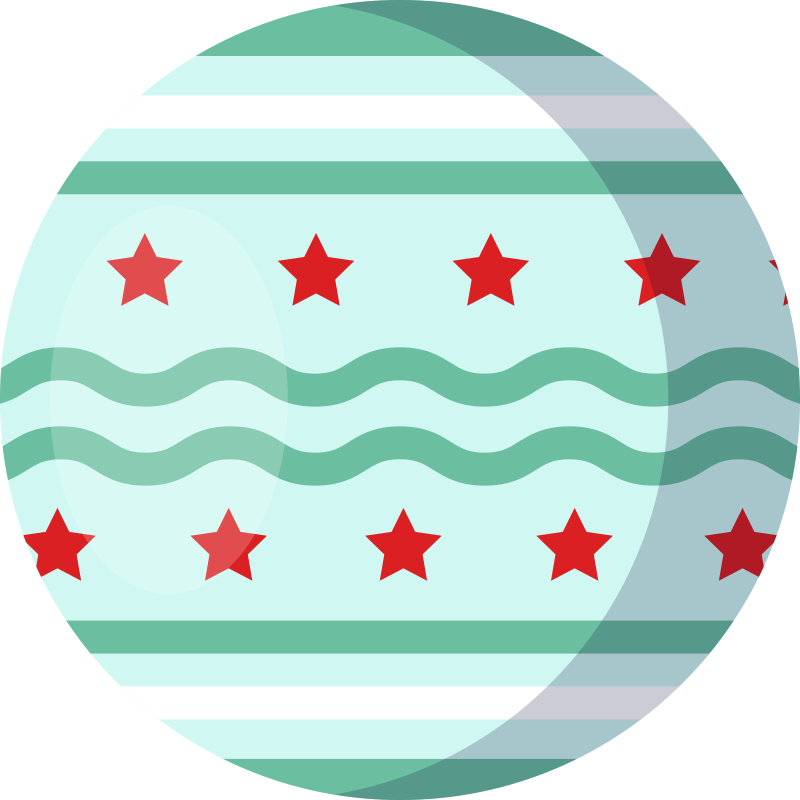 Malt bauble juletre matte - Tenstickers