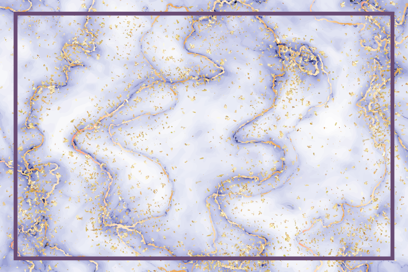 Marmorert gullsprut marmor vinylteppe - Tenstickers