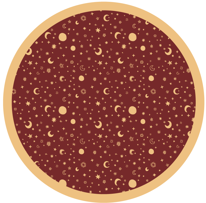 Vasket rødt barnestjerneteppe - Tenstickers