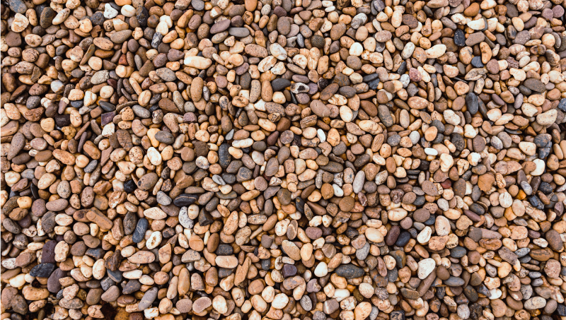 Sjø småstein gulv stein gulvfliser - Tenstickers