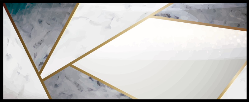 Geometriske marmoraksenter vinyl teppe tekstur - Tenstickers