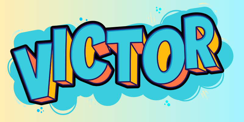 3d tilpasses navn vinylteppe - Tenstickers