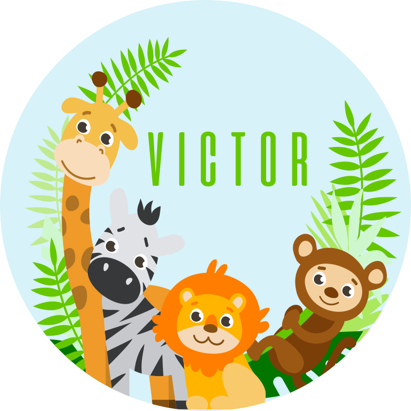 Tilpassbare dyr personlig matte - Tenstickers