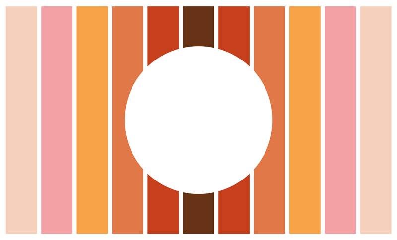 70-tallet solgeometriske vinyl tepper - Tenstickers