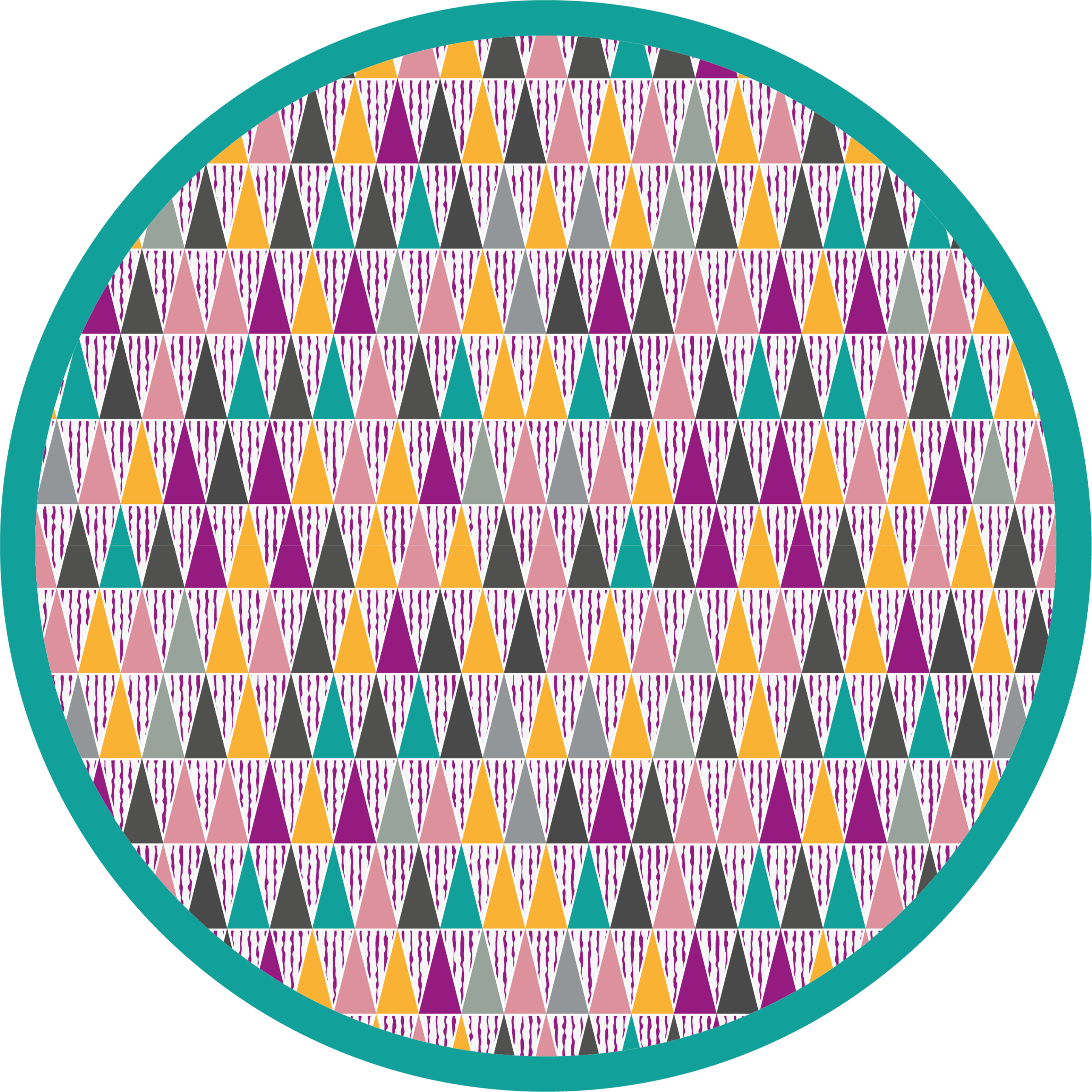 Skandinaviske intense farger nordisk vinylteppe - Tenstickers