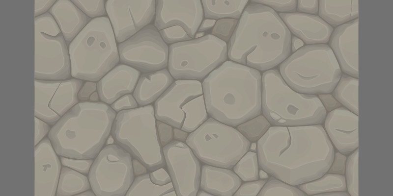 Rullesteinsvei Vinyl teppe steiner - Tenstickers