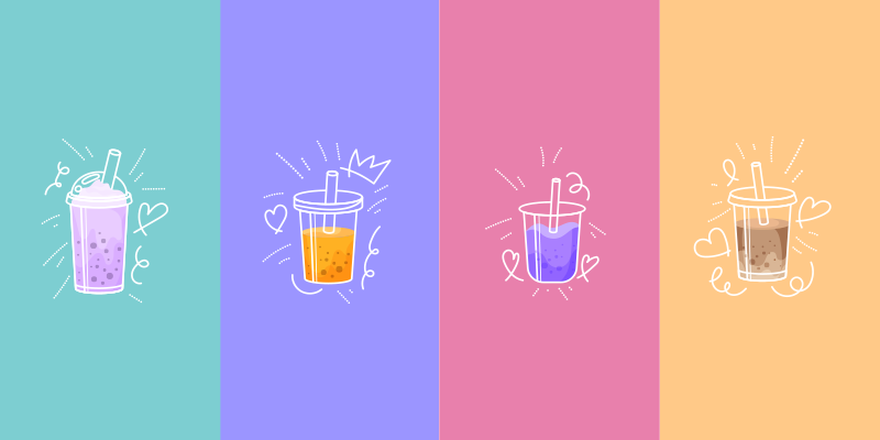 Collecion boble perlemelk kaffe moderne teppe - Tenstickers