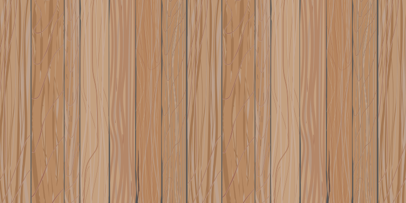 Blekt trebrett vinylløper - Tenstickers