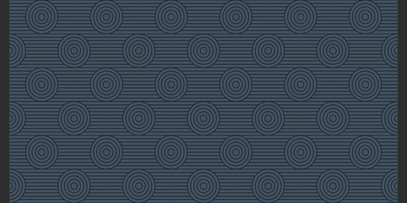 Geometriske sirkulære motiver vinyl teppe geometrisk - Tenstickers