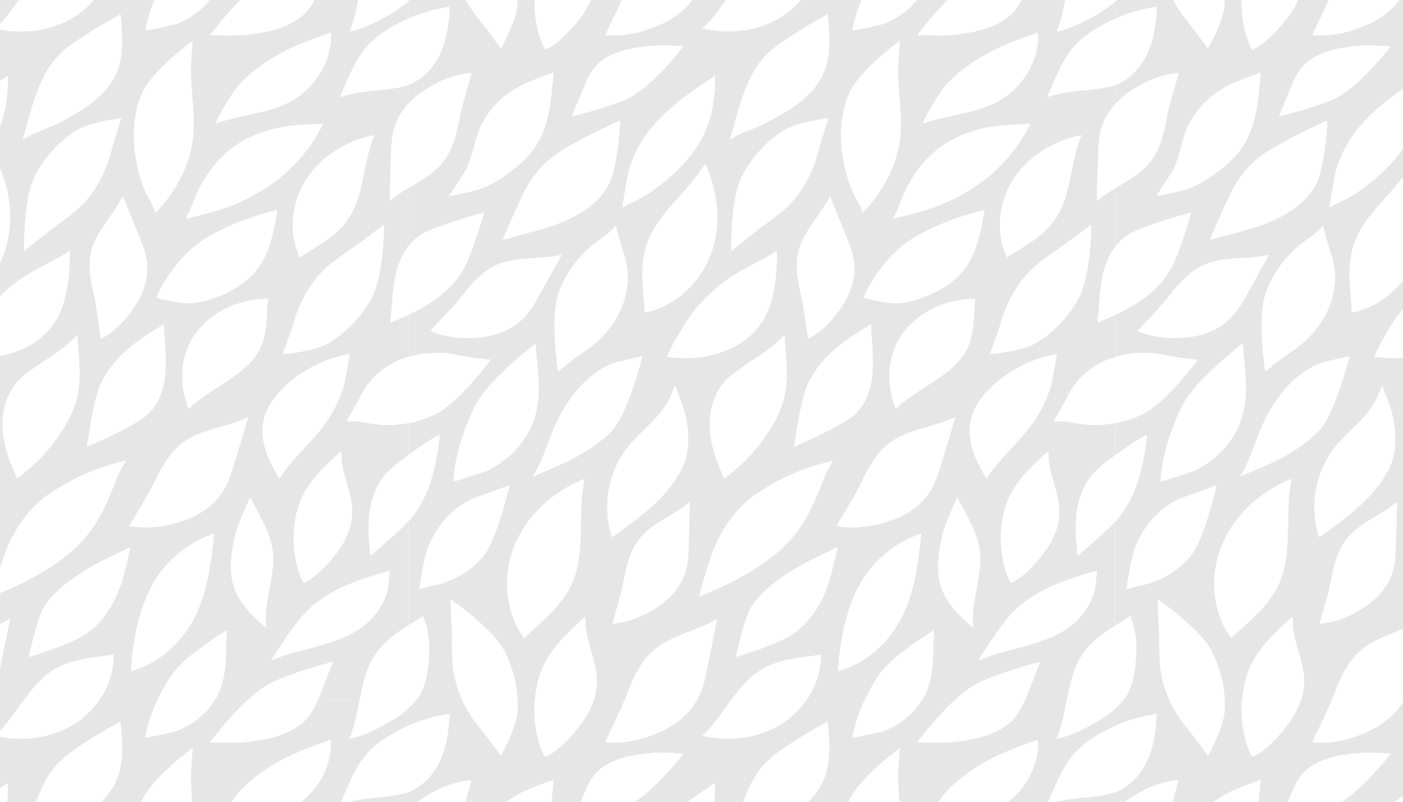 Hvitt bladmønster moderne teppe - Tenstickers