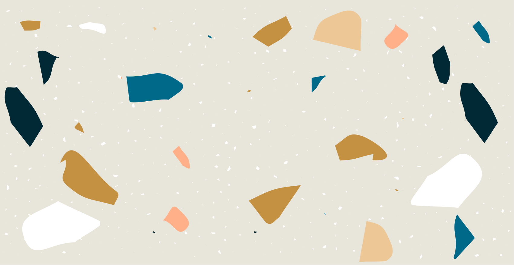 Terrazzo sprut vinyl teppe geometrisk - Tenstickers