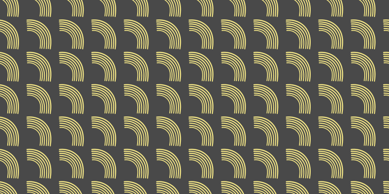 Geometriske buemønstre Vinyl teppe striper - Tenstickers