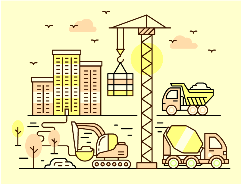 Miksebil barn vinyl vinylteppe - Tenstickers