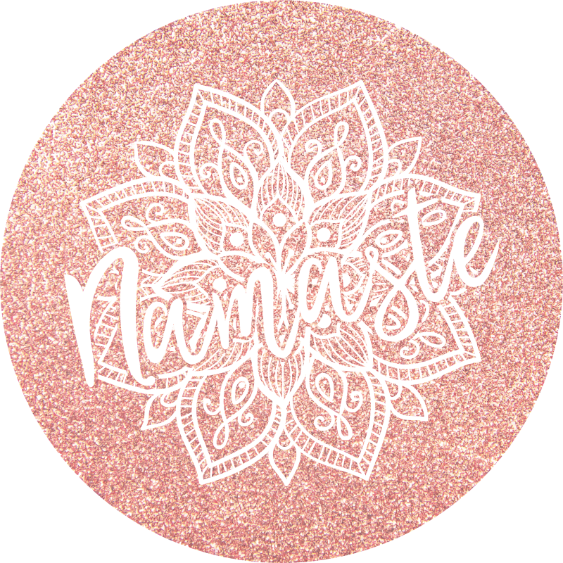Mandala namaste motiv vinyl teppe mandala - Tenstickers