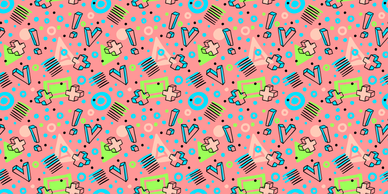 Leken geometri Vinyl teppe flere barn - Tenstickers