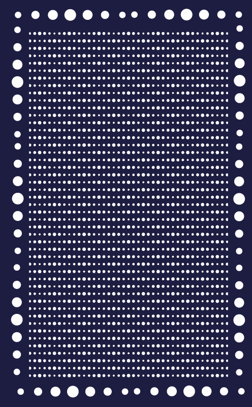 Prikkete eleganse Vinyl teppe striper - Tenstickers