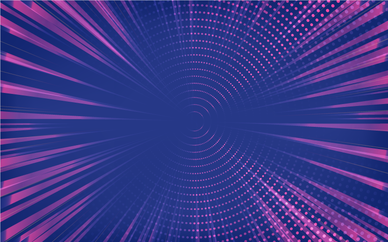 Polka dot vortex geometriske tepper - Tenstickers