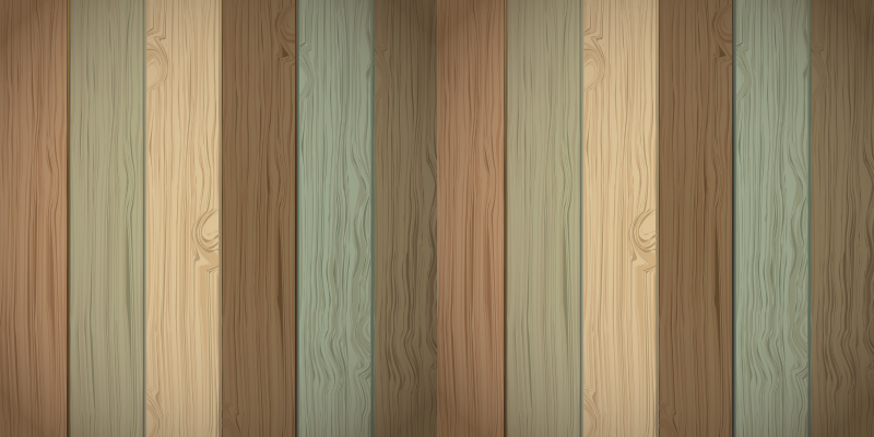 Materialeeffekt - vinylteppe i treverk - Tenstickers