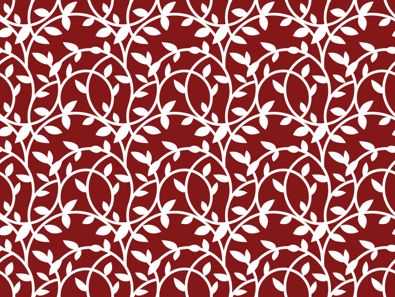 Elegant inspirasjon vinyl teppe blomster og planter - Tenstickers