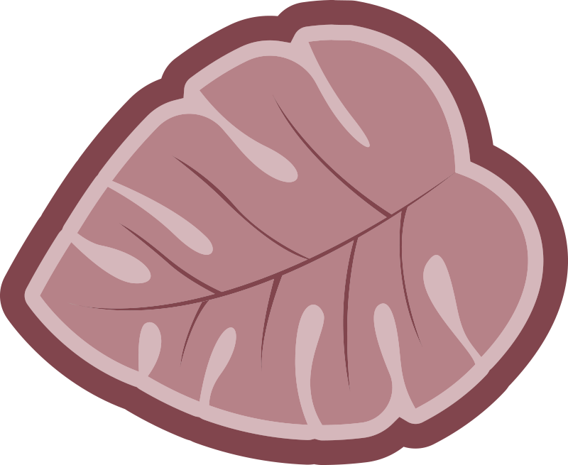 Botanisk bladform vinyl teppe blomster og planter - Tenstickers