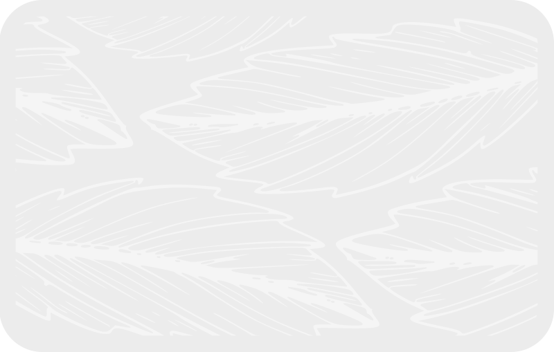 Fjæravtrykkmønster vinyl teppe natur - Tenstickers