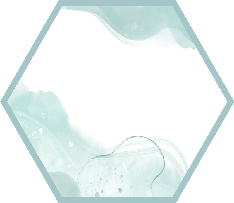 Myke aqua-virvler vinyl teppe minimalistisk - Tenstickers