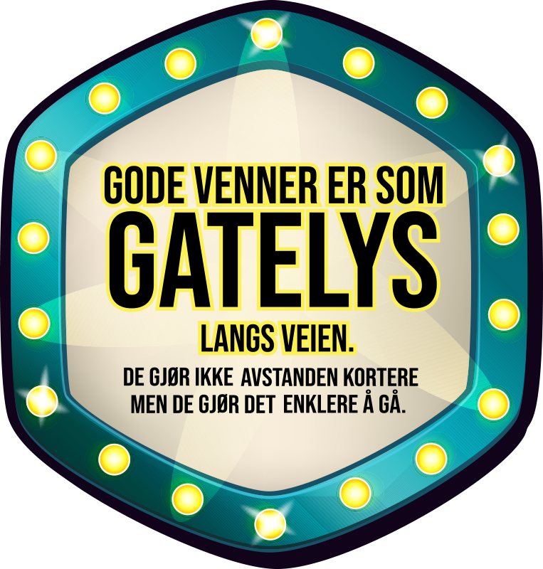 Norsk sitat gode venner tilpasset vinyl teppe - Tenstickers