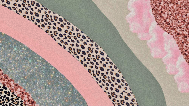 Magiske striper med trykk striper teppe - Tenstickers