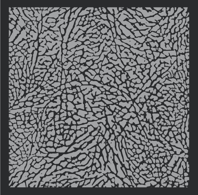 Teksturert mørkt mønster vinyl teppe grå - Tenstickers