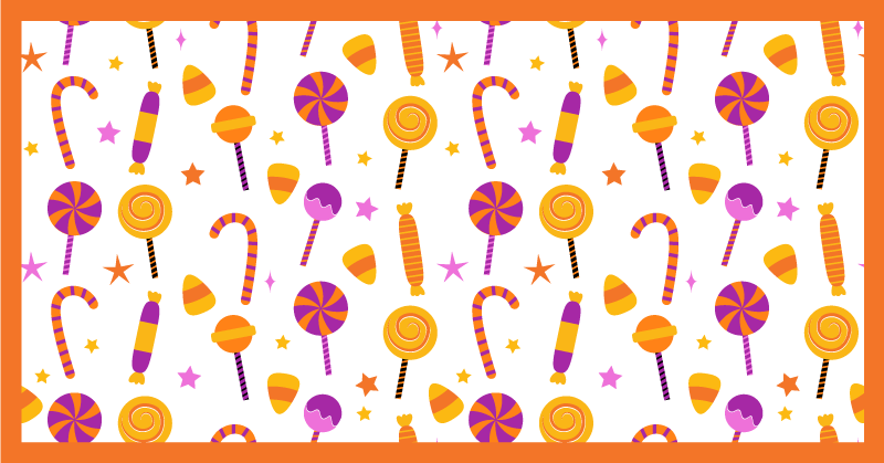 Høst snacks vinyl teppe kjøkken - Tenstickers