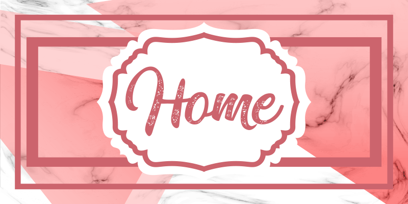 Røykfylte rosa fliser hjemme kjøkken gulvfliser - Tenstickers