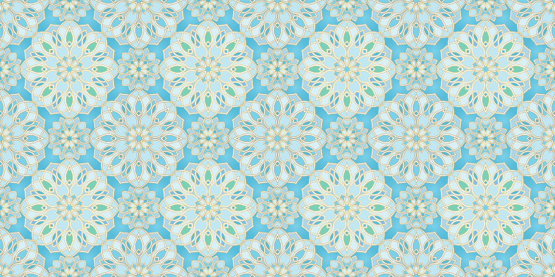 Drømmende glassteppeteppe - Tenstickers