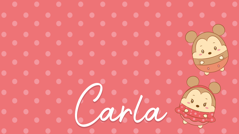 Nydelig mus personlig matte - Tenstickers