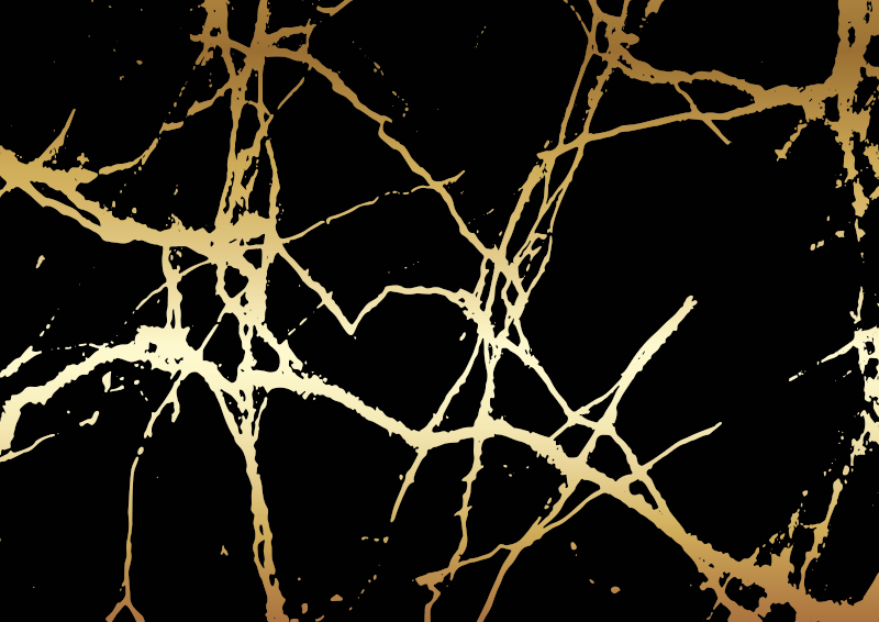 Svart stein gulvfliser - Tenstickers