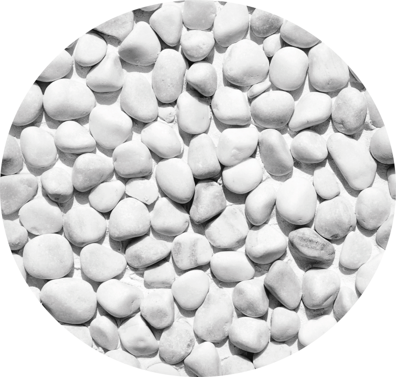 Glatt steinmønster Vinyl teppe steiner - Tenstickers