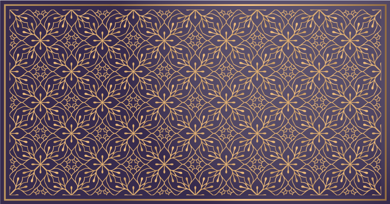 Vintage stil vintage vinyl teppe - Tenstickers