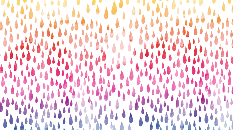 Fargerike drops mosaikk vinyl teppe - Tenstickers