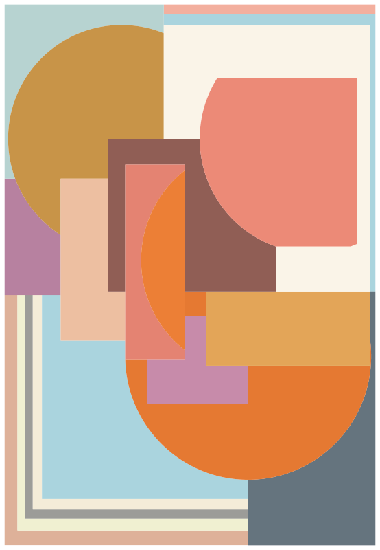 Moderne geometriske mosaikkfliser i mosaikk - Tenstickers