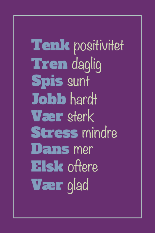 Motiverende tenk positivt sitat tilpasset vinyl teppe - Tenstickers
