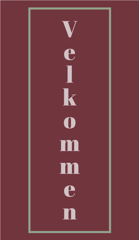 Velkomst vertikalt tilbud tilpasset vinyl teppe - Tenstickers