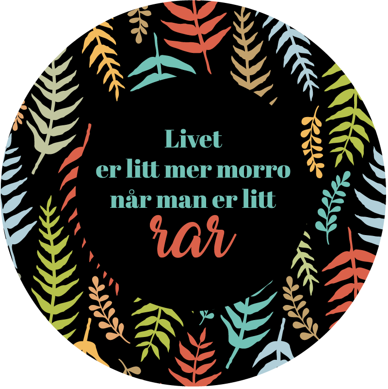 Livet er morro når man er rar vinyl teppe - Tenstickers