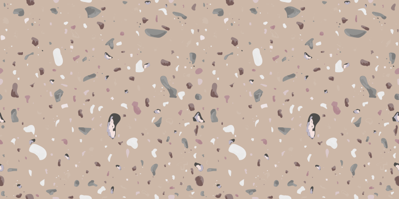 Beige terrazzo fliseteppe - Tenstickers