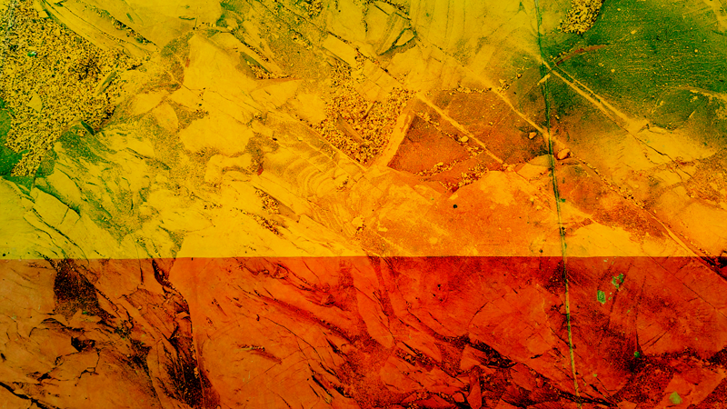 Flerfarget casual moderne vinyl teppe - Tenstickers