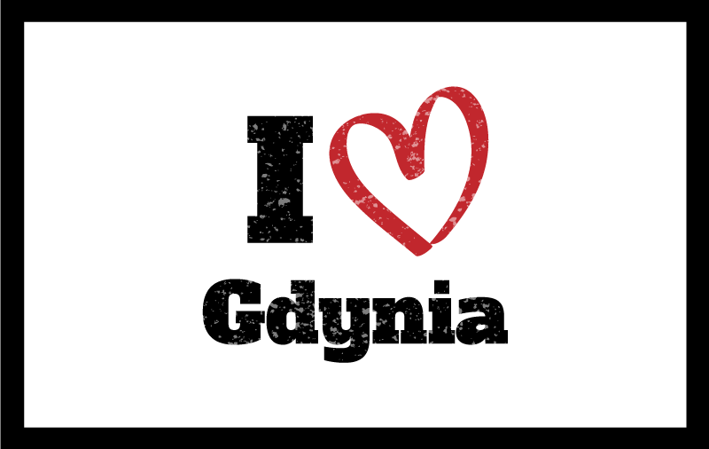Jeg elsker gdynia vinyl teppe sagn og tekster - Tenstickers